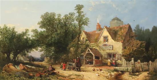 William E. Jones (fl.1849-71) The Travelling Knife Grinder 15.5 x 28in.
